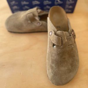 Women's Boston Taupe Birkenstocks